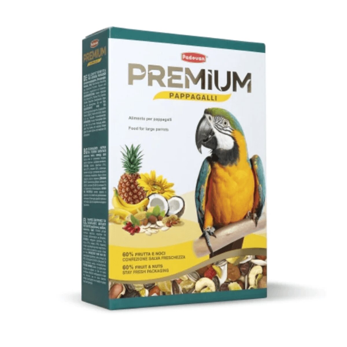 Padovan Hrana pentru Pasari Premium Papagali M 500 g