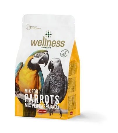 Padovan Hrana pentru Pasari Wellness Papagali 750 g