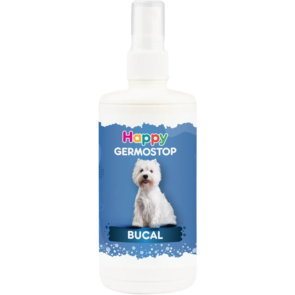 Pasteur Germostop Bucal XS-XL igienă orală soluție câini și pisici antibacterian împrospătarea respirației flacon cu aplicator 200ml