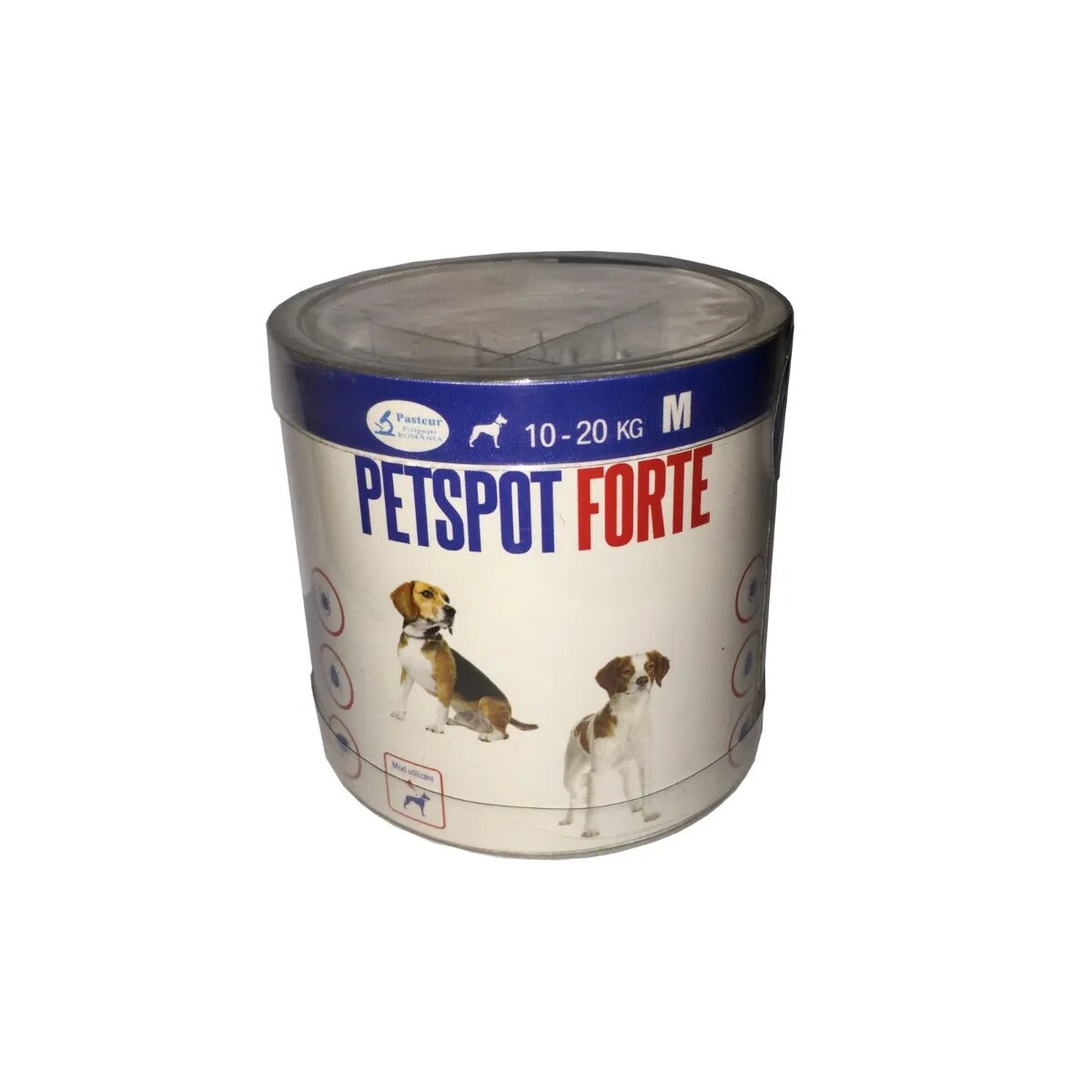 Pasteur Pet Spot Forte deparazitare externă câini pipetă Pet Spot Forte deparazitare externă câini M(10 - 20kg) pipetă 1.5ml x 1buc