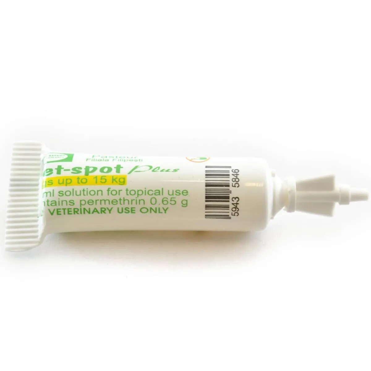 Pasteur Pet Spot Plus deparazitare externă câini pipetă Pet Spot Plus deparazitare externă câini (<15kg) pipetă 1.5ml x 1buc