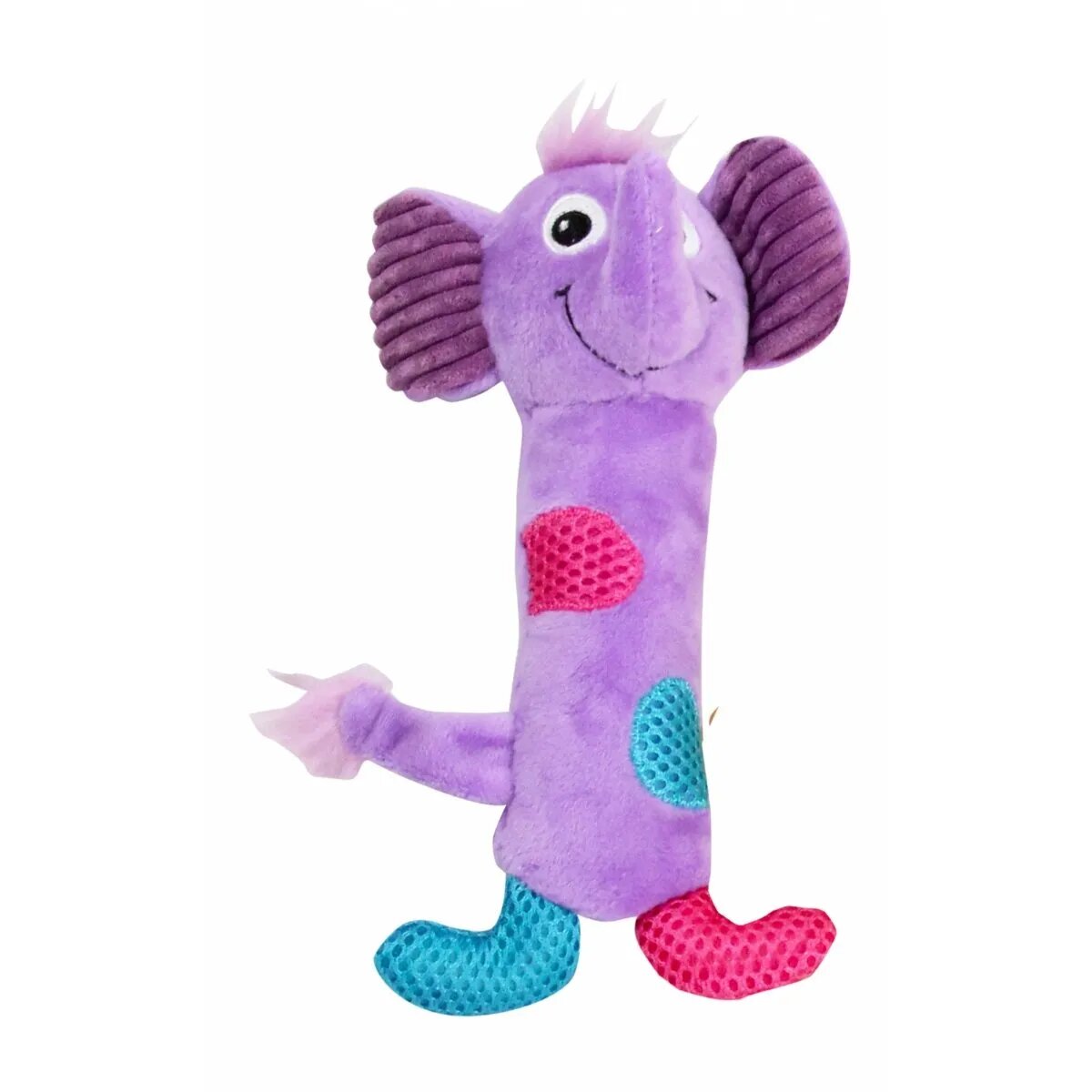 Pawise Elephant Stick jucărie de pluș câini S-L pluș cu sunet multicolor