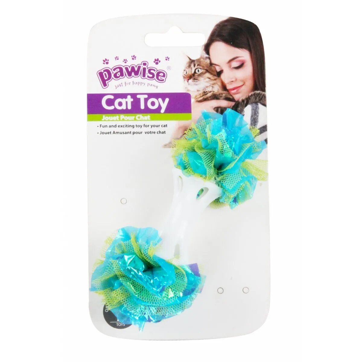 Pawise Ganteră jucărie minge pisici plastic activități fizice diverse culori