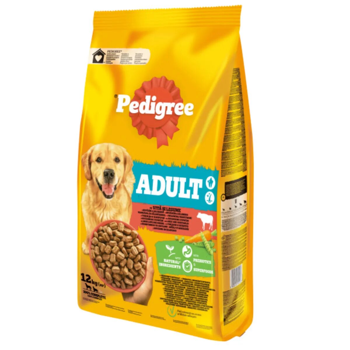 PEDIGREE Adult M-XL Vită și Legume hrană uscată câini 12kg