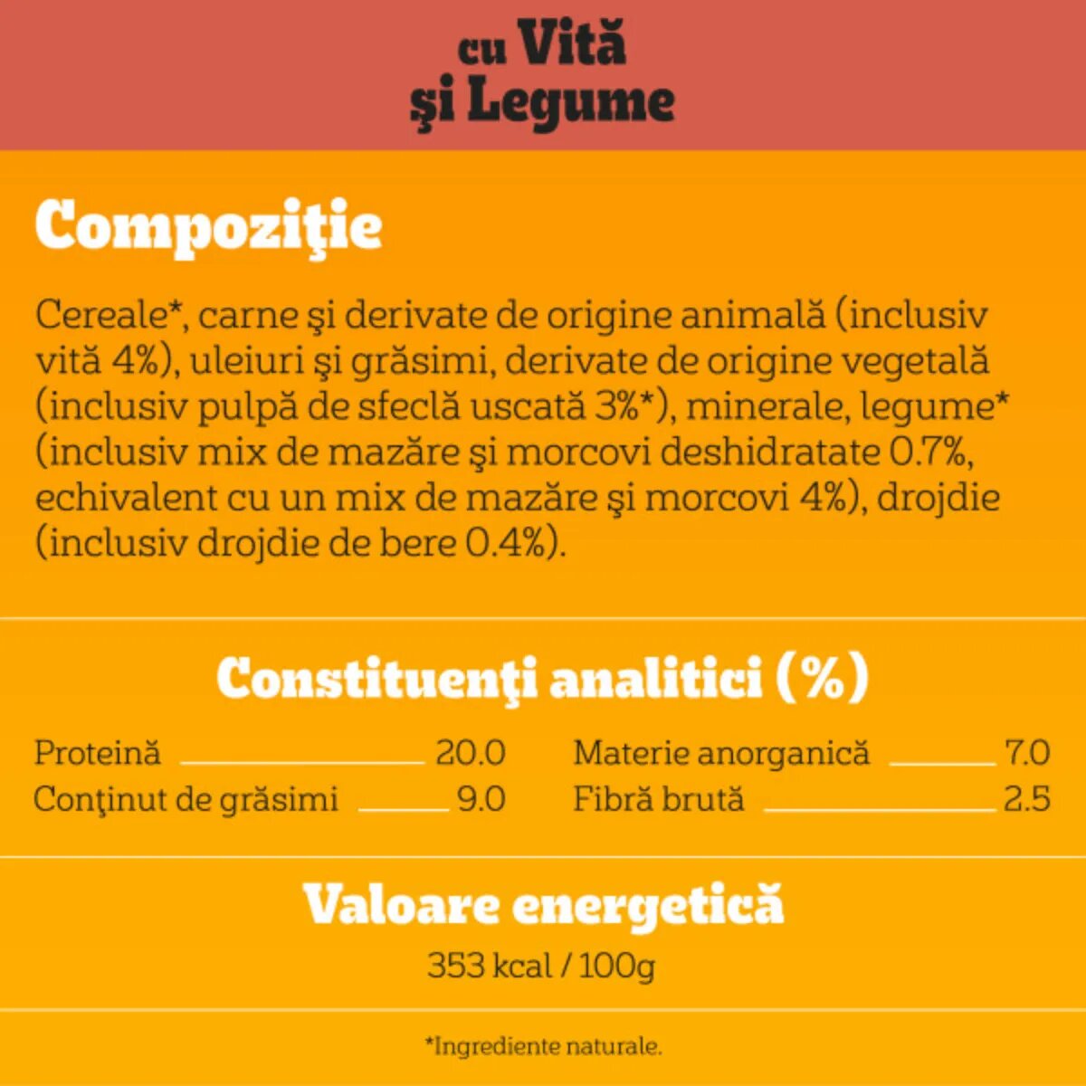 PEDIGREE Adult M-XL Vită și Legume hrană uscată câini 3kg