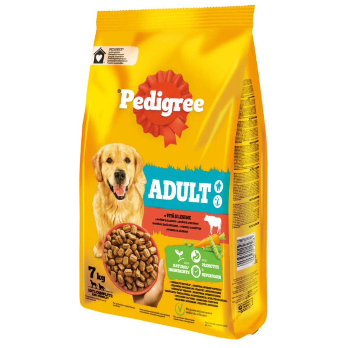 PEDIGREE Adult M-XL Vită și Legume hrană uscată câini 7kg