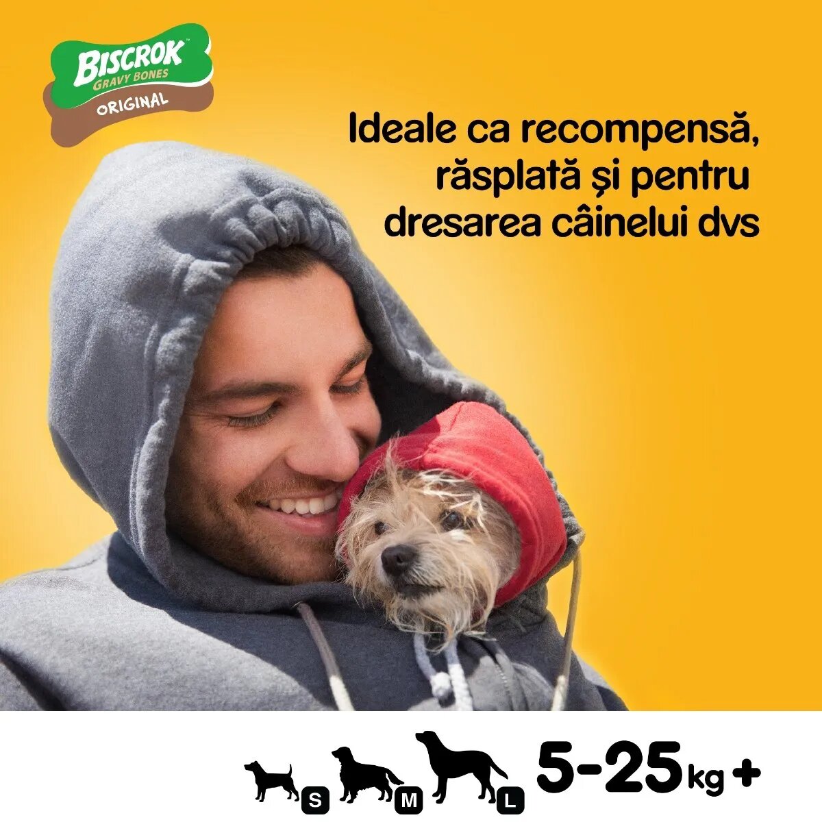 PEDIGREE Biscrok Gravy Bones recompense câini biscuiți 10kg