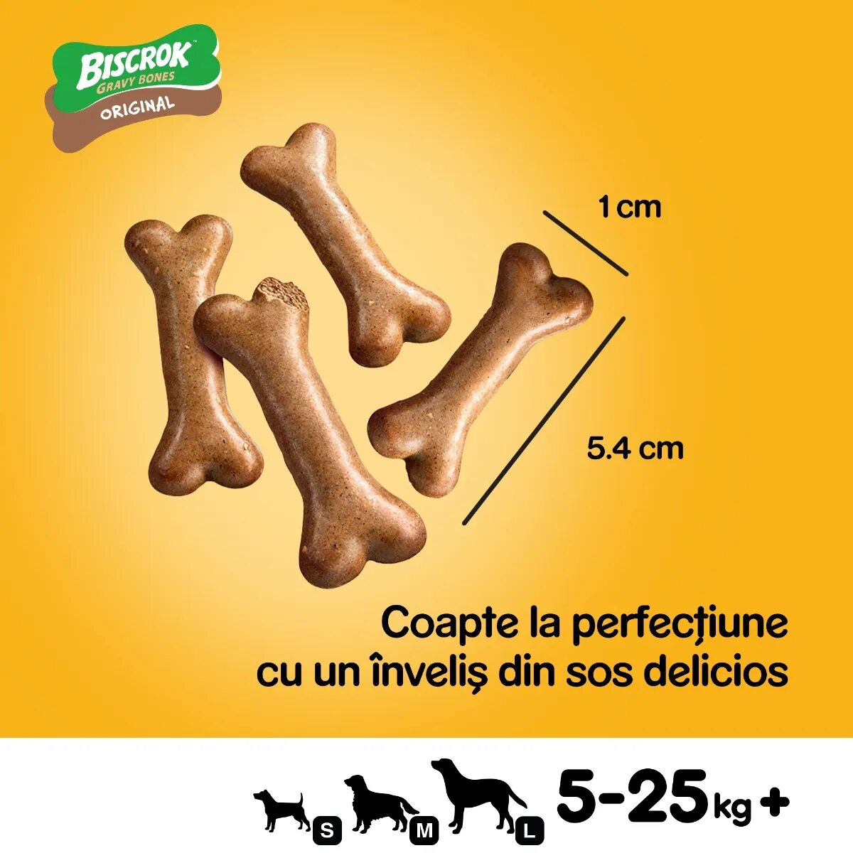 PEDIGREE Biscrok Gravy Bones recompense câini biscuiți 400g