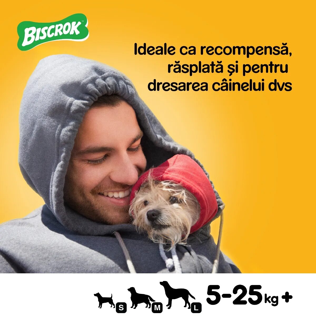 PEDIGREE Biscrok Multi Mix recompense câini biscuiți Pui Vită și Miel 200g