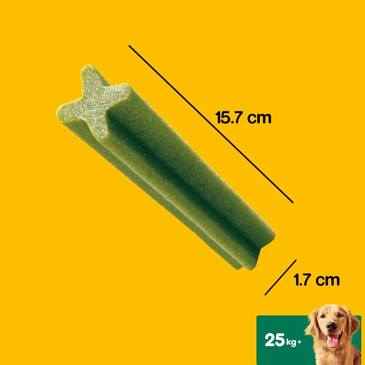 PEDIGREE DentaStix Daily Fresh recompense câini talie mare batoane ceai verde 7buc