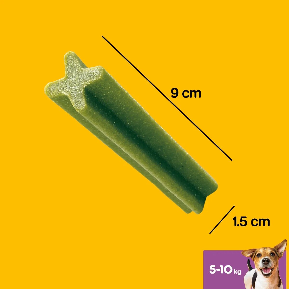PEDIGREE DentaStix Daily Fresh recompense câini talie mica batoane ceai verde 7buc