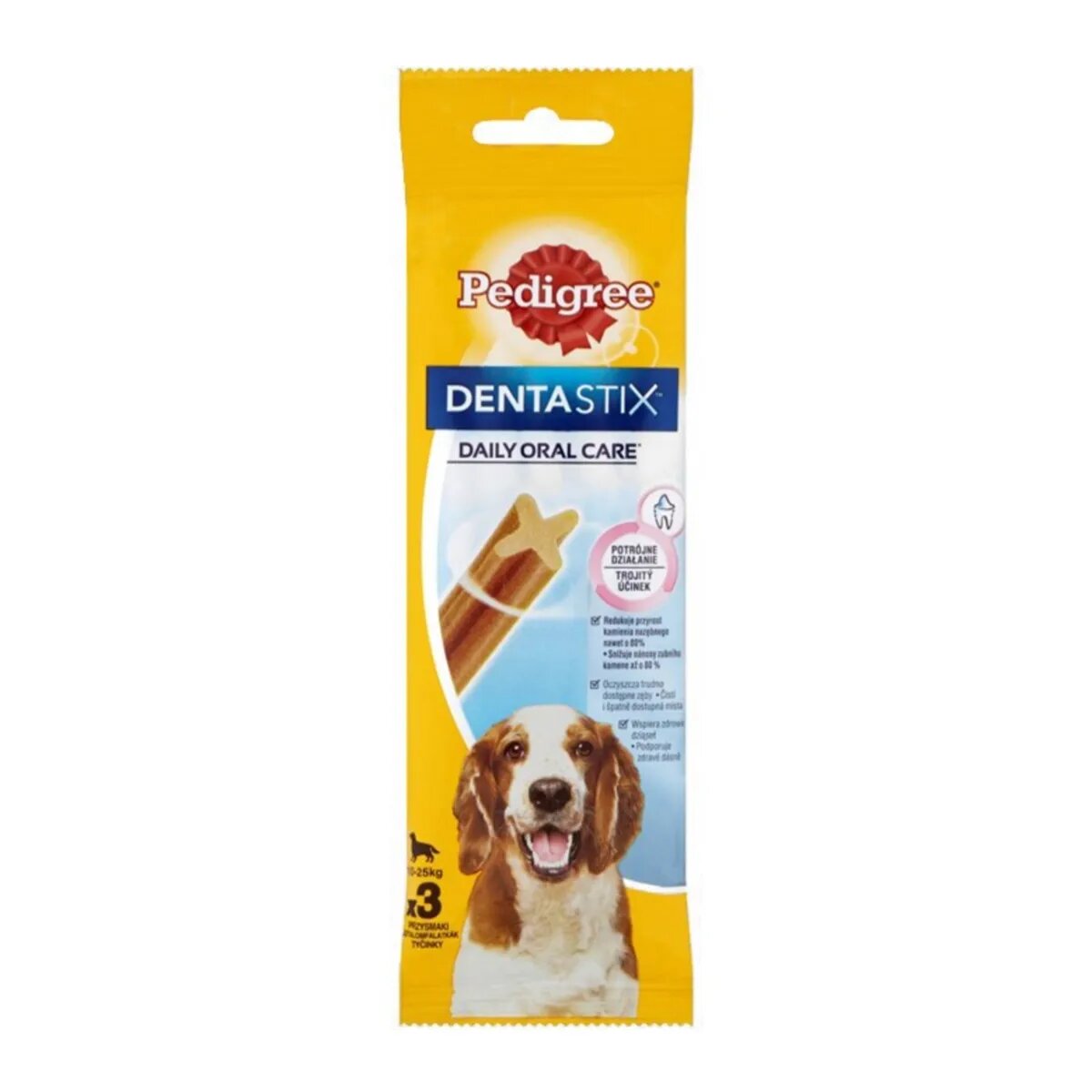 PEDIGREE DentaStix Daily Oral Care recompense câini talie medie batoane 3buc