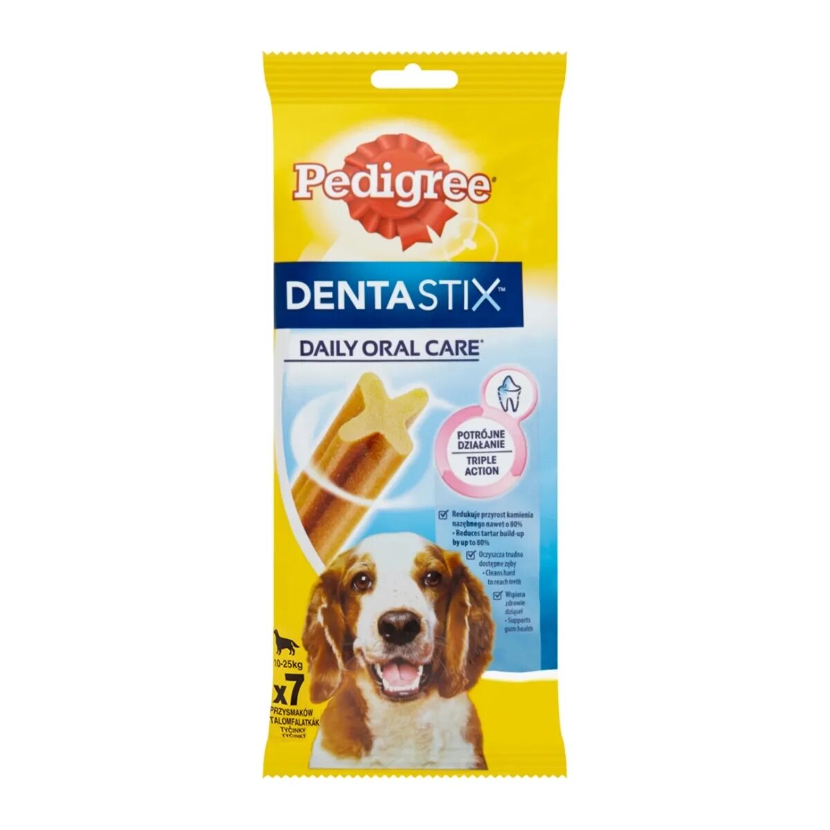 PEDIGREE DentaStix Daily Oral Care recompense câini talie medie batoane 7buc