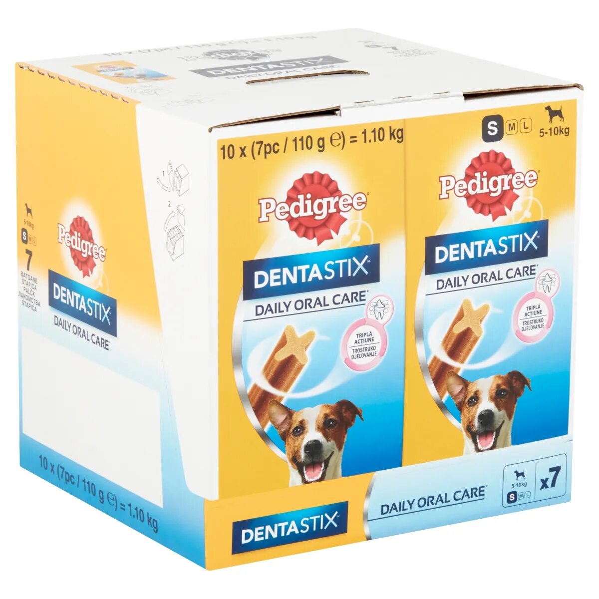 PEDIGREE DentaStix Daily Oral Care recompense câini talie mică batoane 7buc