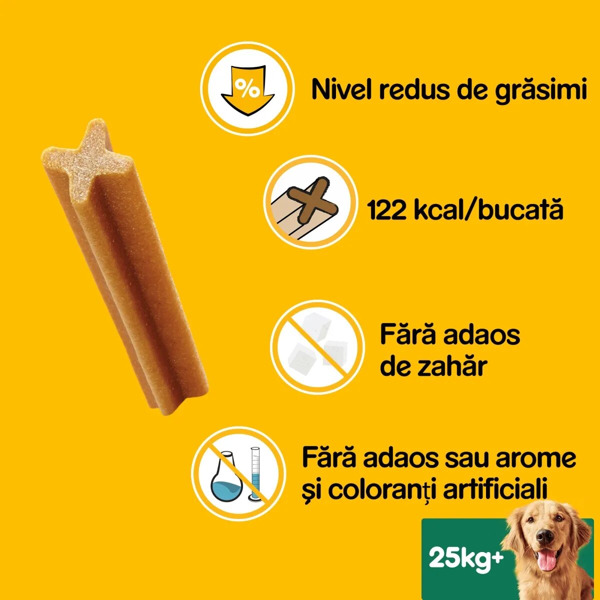 PEDIGREE DentaStix L-XL megapack recompense câini 7buc x 8 2.16kg
