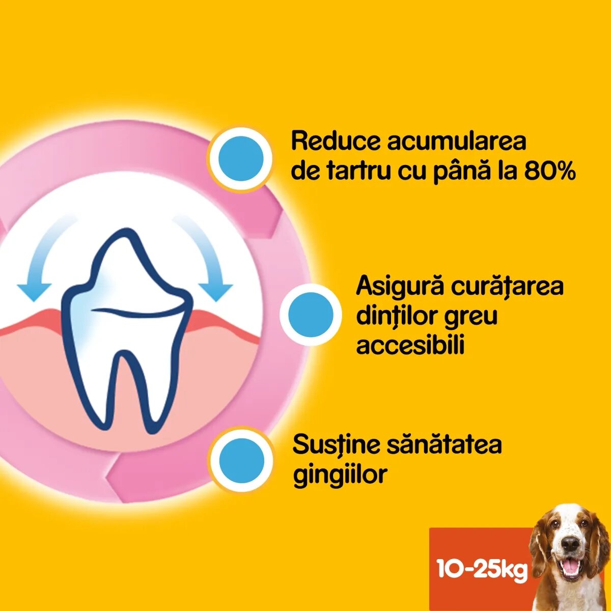 PEDIGREE DentaStix M megapack recompense câini 7buc x 8 1.44kg