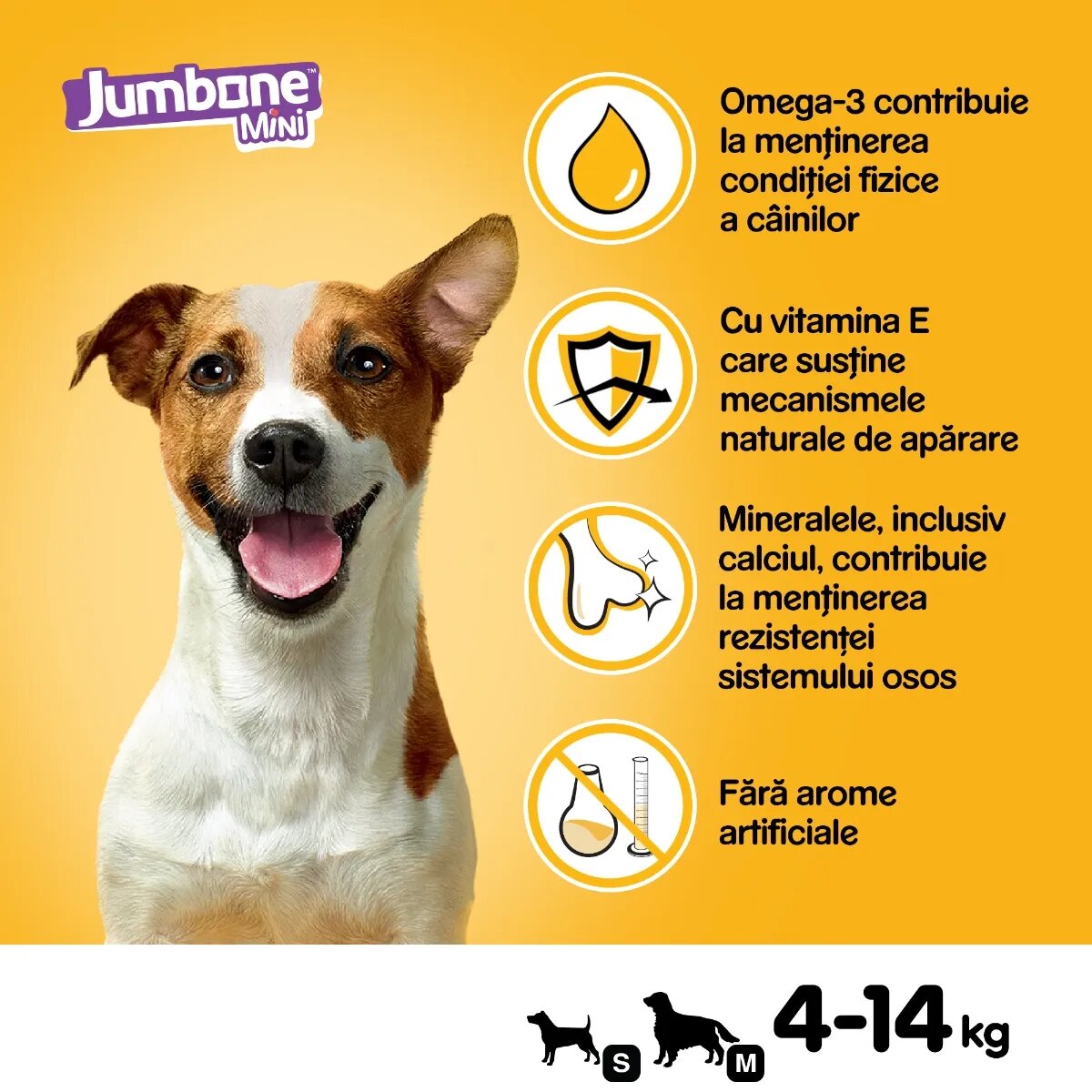 PEDIGREE Jumbone Mini recompense câini Vită și Pasăre batoane 4 buc 160g