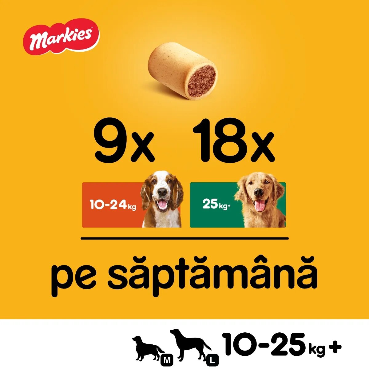 PEDIGREE Markies recompense câini biscuiți aromă de măduvă 1.5kg