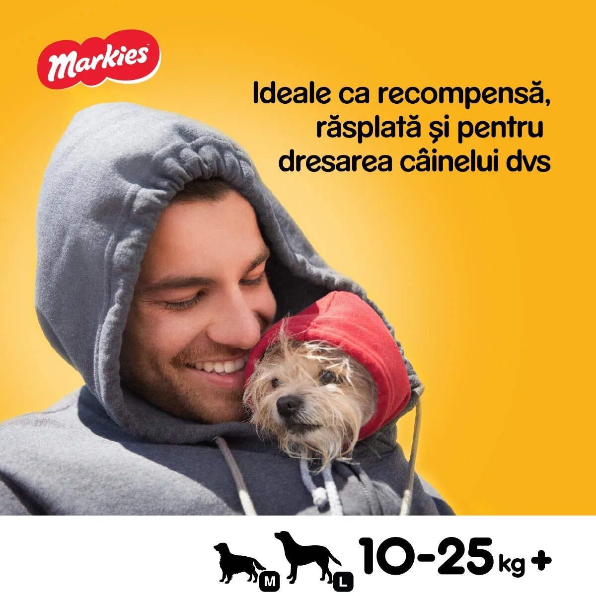 PEDIGREE Markies recompense câini biscuiți aromă de măduvă 500g