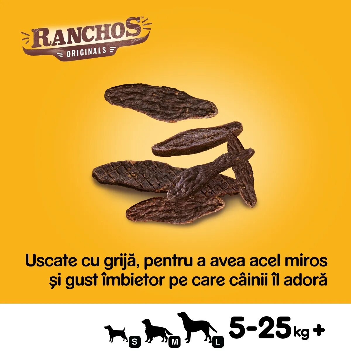 PEDIGREE Ranchos recompense câini fâșii uscate Pui 70g