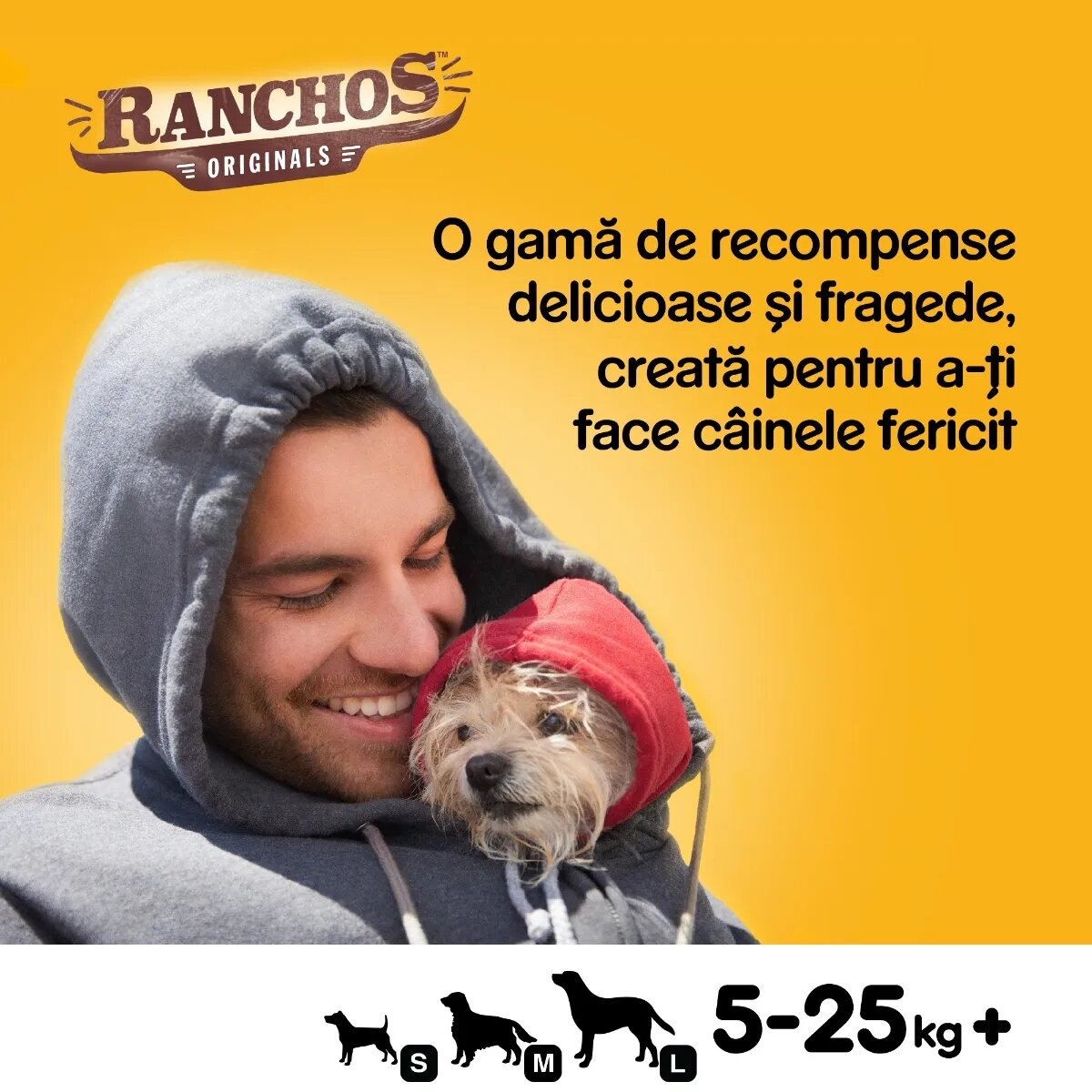 PEDIGREE Ranchos recompense câini fâșii uscate Vită 70g
