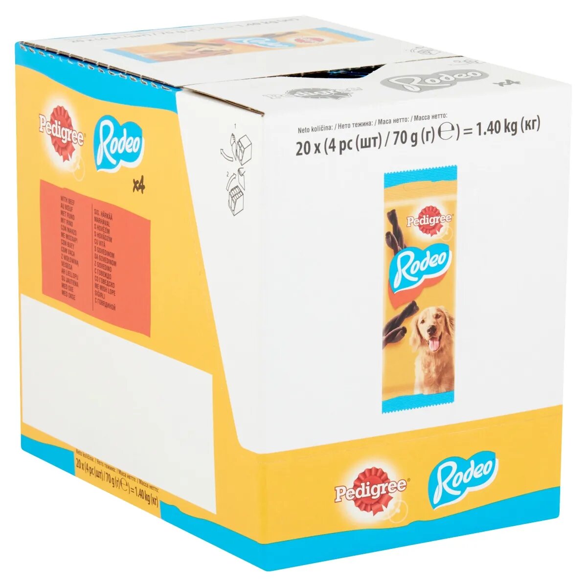 PEDIGREE Rodeo recompense câini batoane Vită 70g