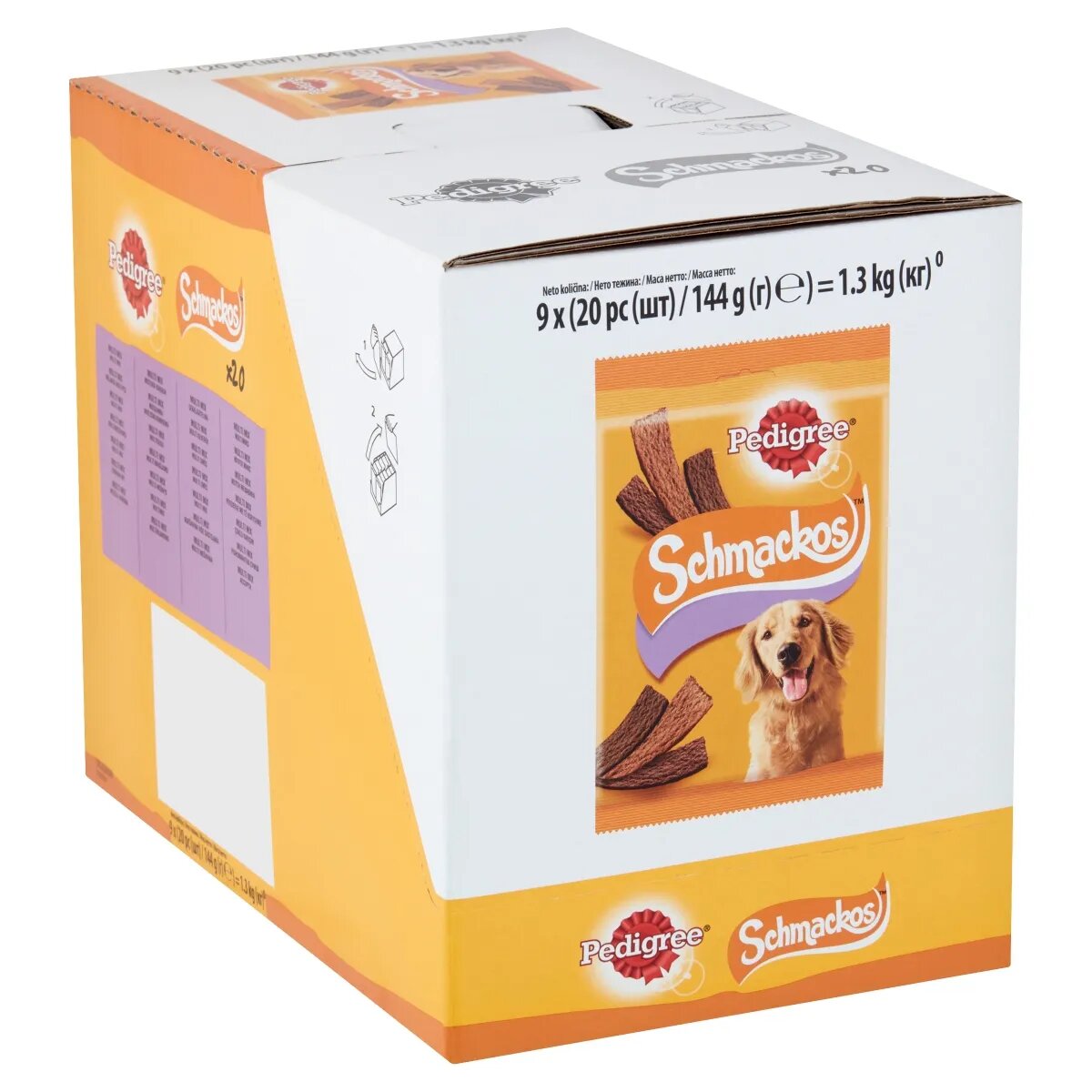 PEDIGREE Schmackos Multi Mix recompense câini benzi moi carne 20buc