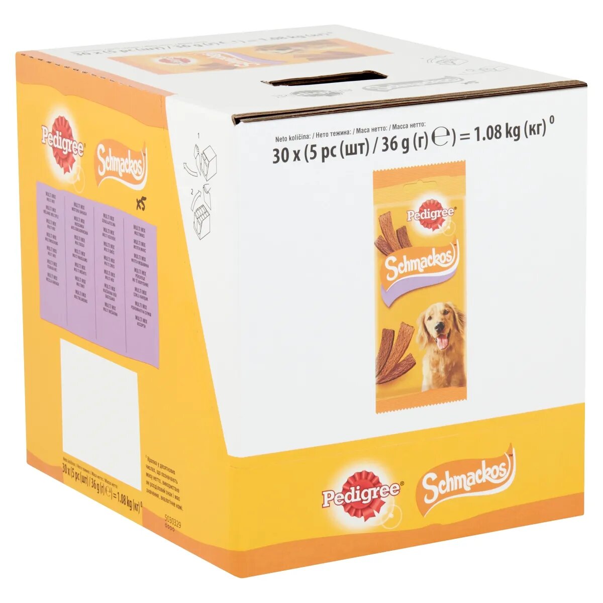 PEDIGREE Schmackos Multi Mix recompense câini benzi moi carne 5buc