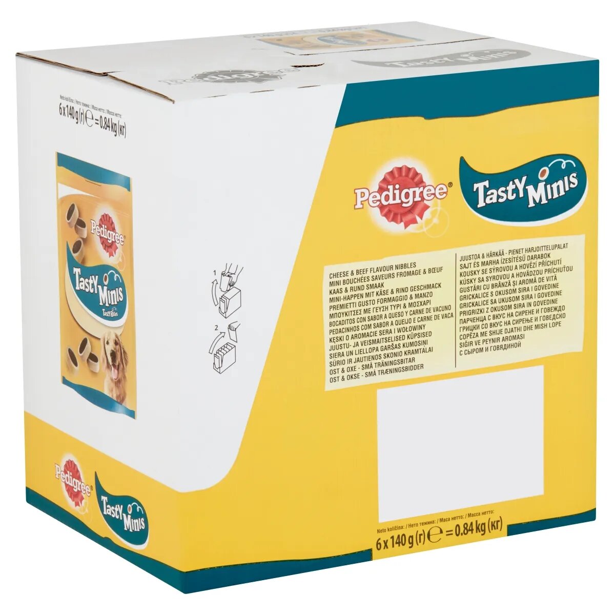 PEDIGREE Tasty Bites recompense câini pernițe cu branză 140g
