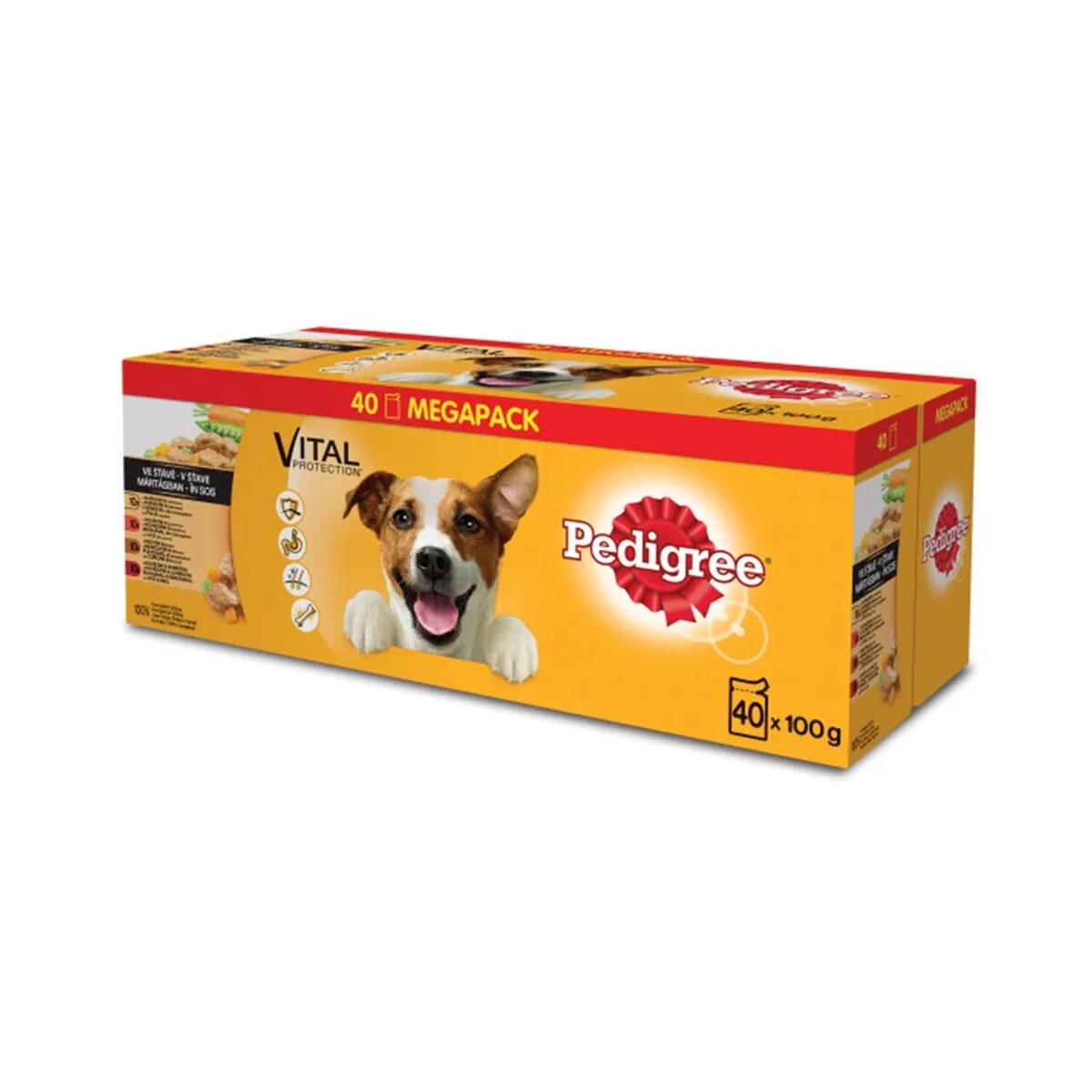 PEDIGREE Vital Protection pachet mixt plic hrană umedă câini 40 x 100g