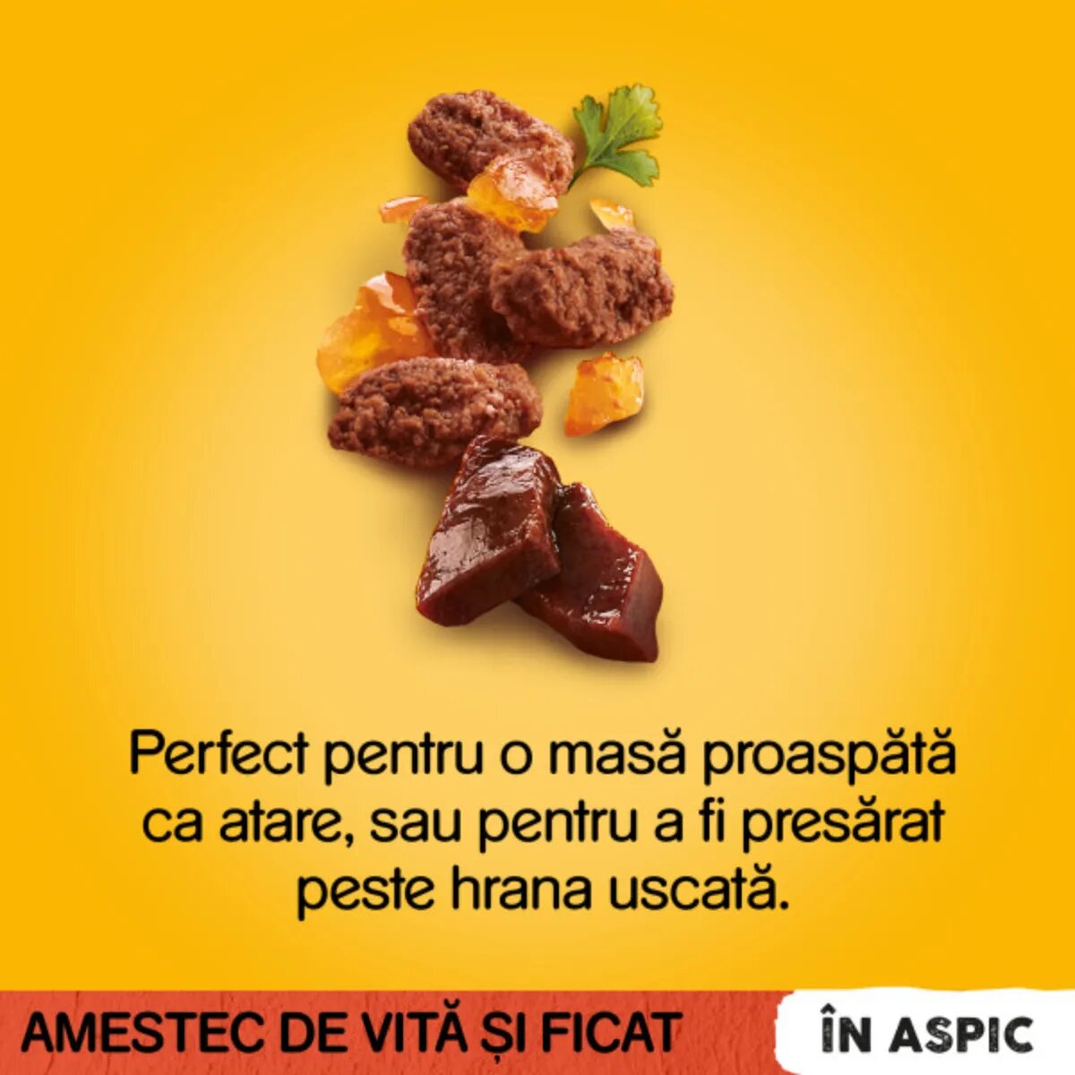 PEDIGREE XS-XL Vită plic hrană umedă câini (în aspic) bax 100g x 24buc