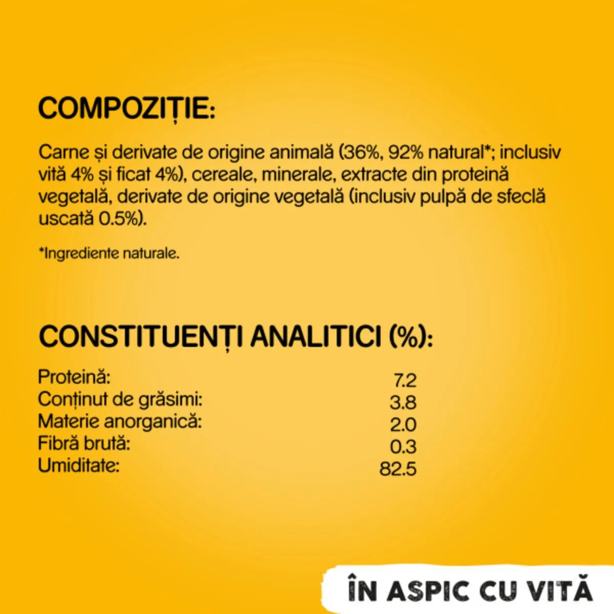 PEDIGREE XS-XL Vită și Pasăre conservă hrană umedă câini (în aspic) 1.2kg