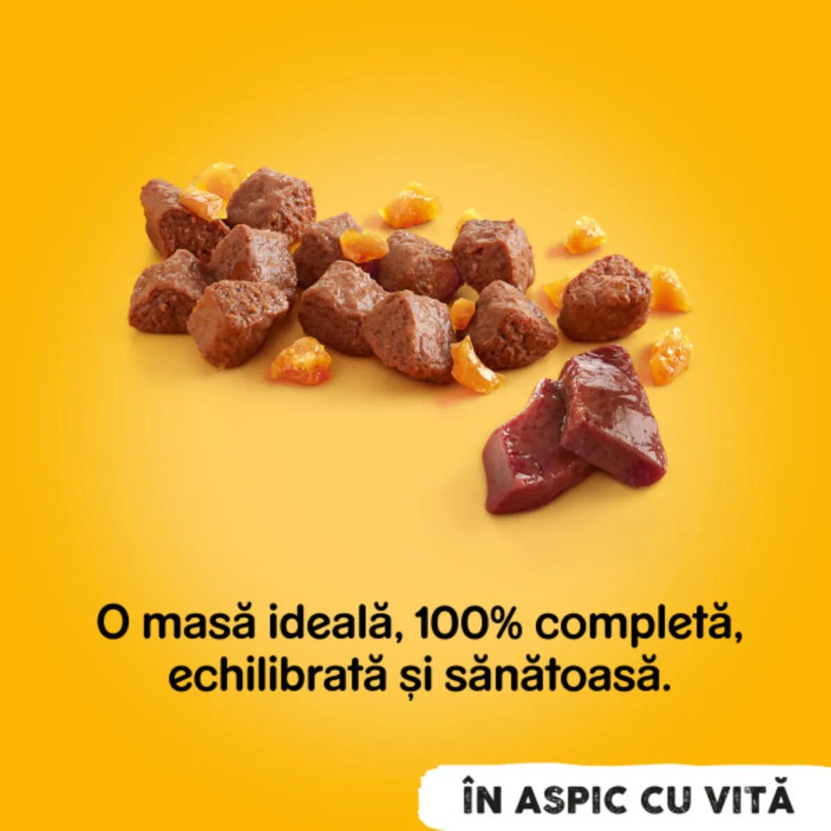 PEDIGREE XS-XL Vită și Pasăre conservă hrană umedă câini (în aspic) 400g