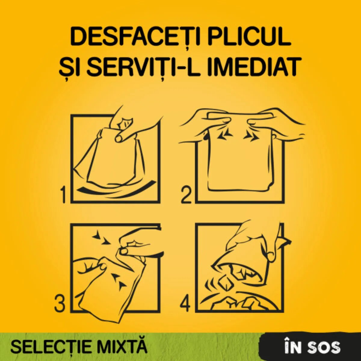 PEDIGREE XS-XL Vită și Pasăre plic hrană umedă câini (în sos) bax 400g x 13buc