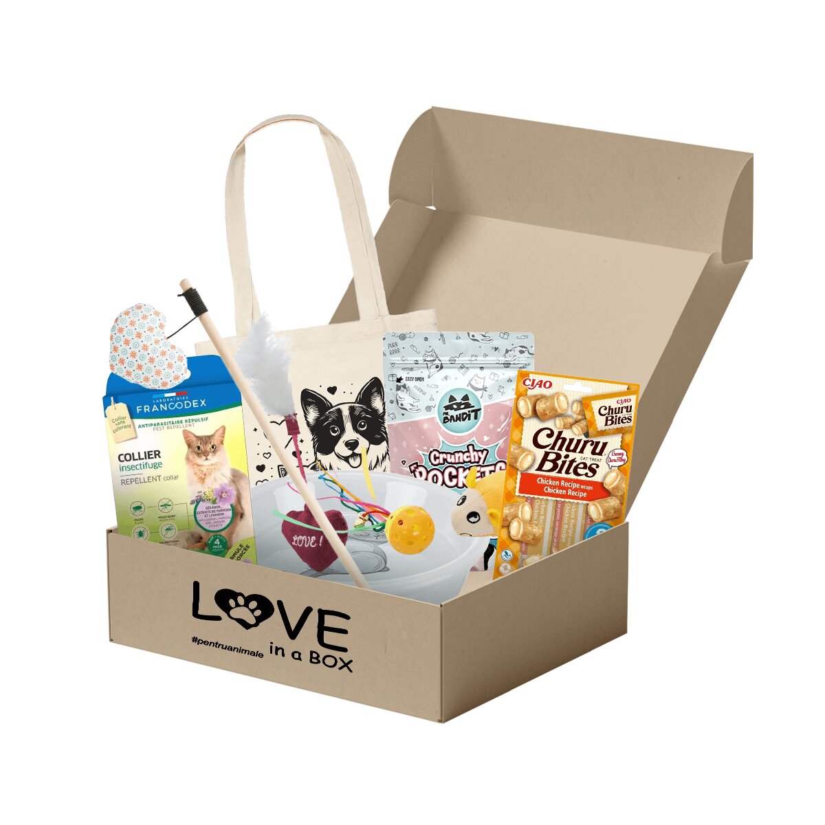 pentruanimale Love in a Box Pentru Pisica Ta Editie Limitata "Luna Iubirii"