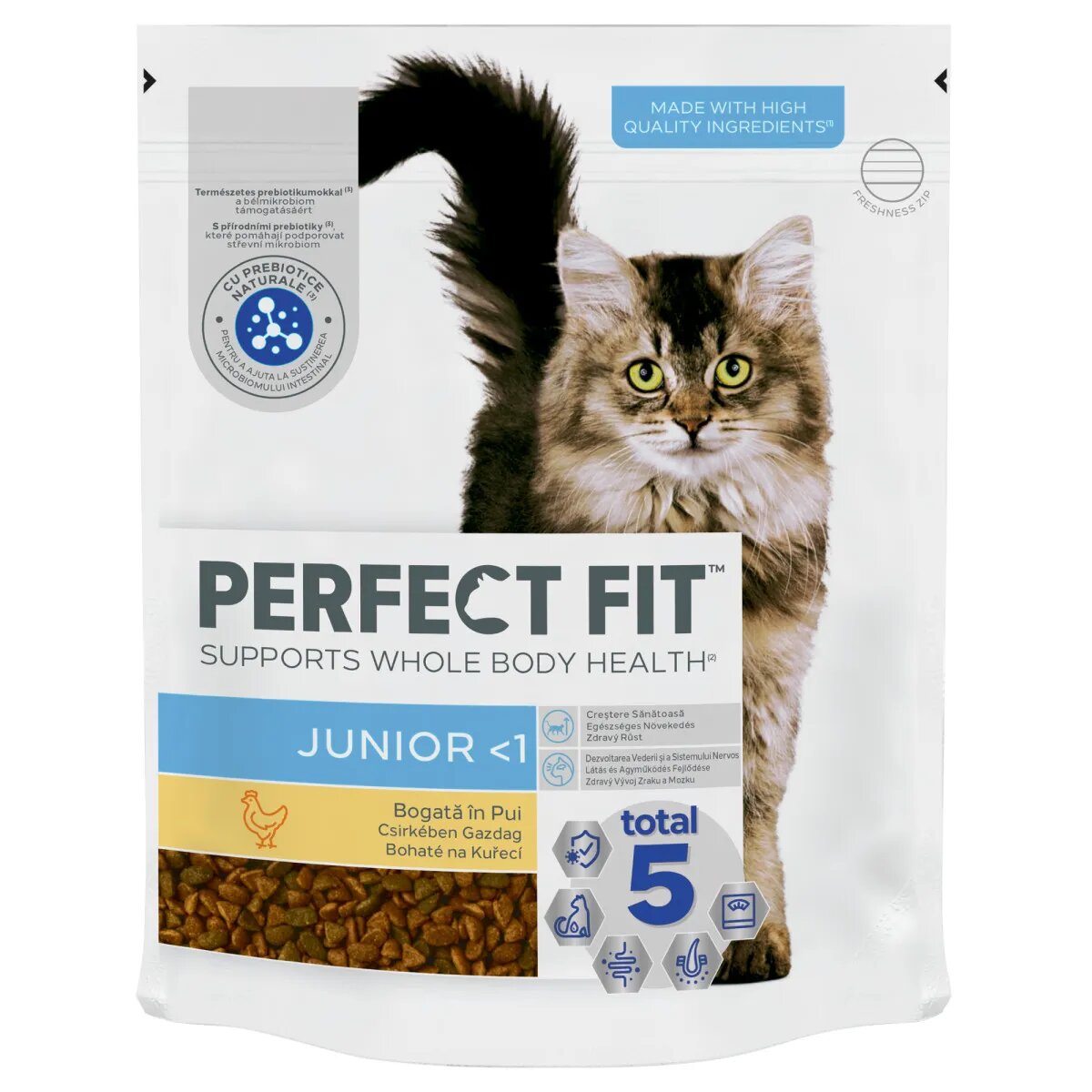 PERFECT FIT Kitten Pui hrană uscată pisici junior 750g