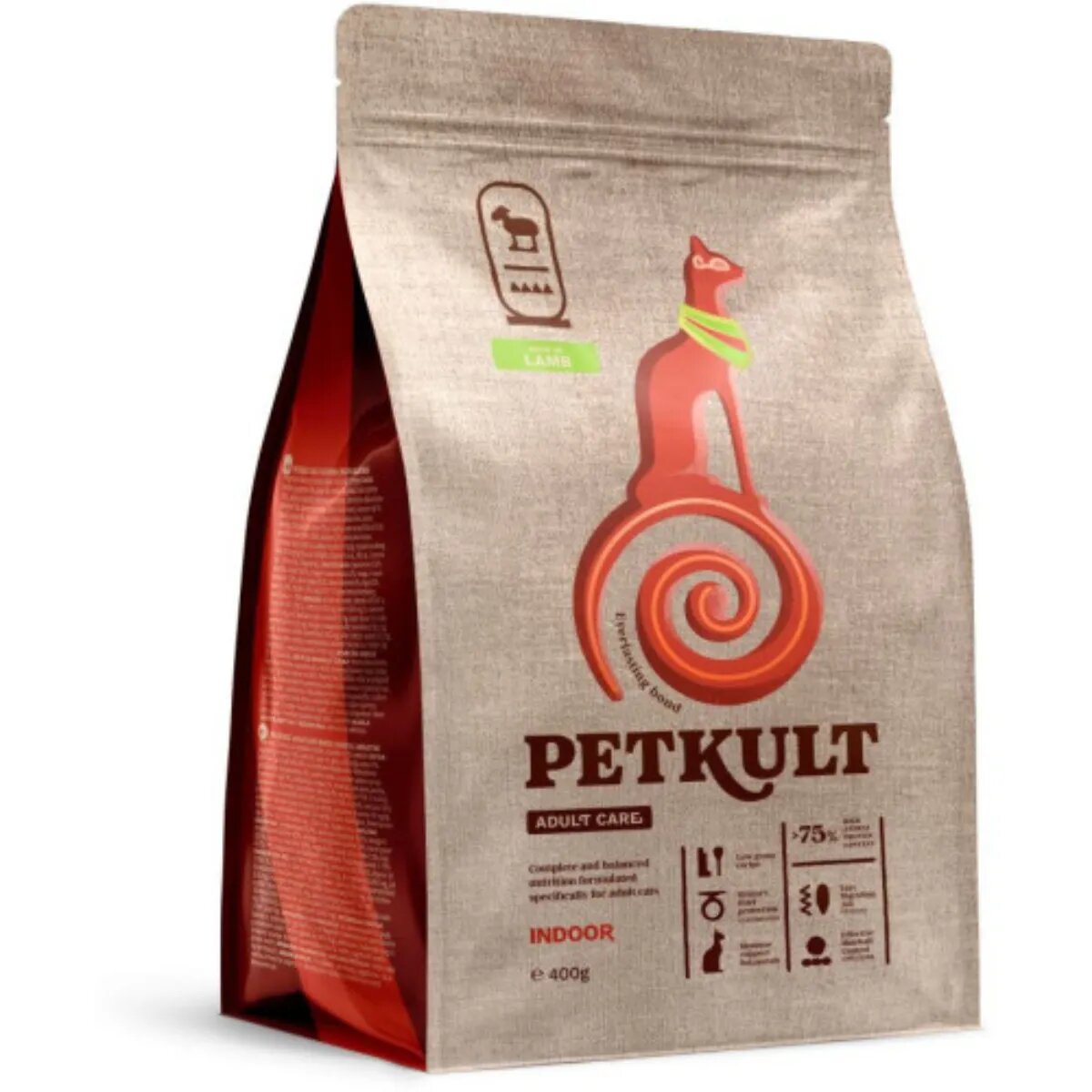 Petkult Adult Care Indoor Miel hrană uscată pisici 400g