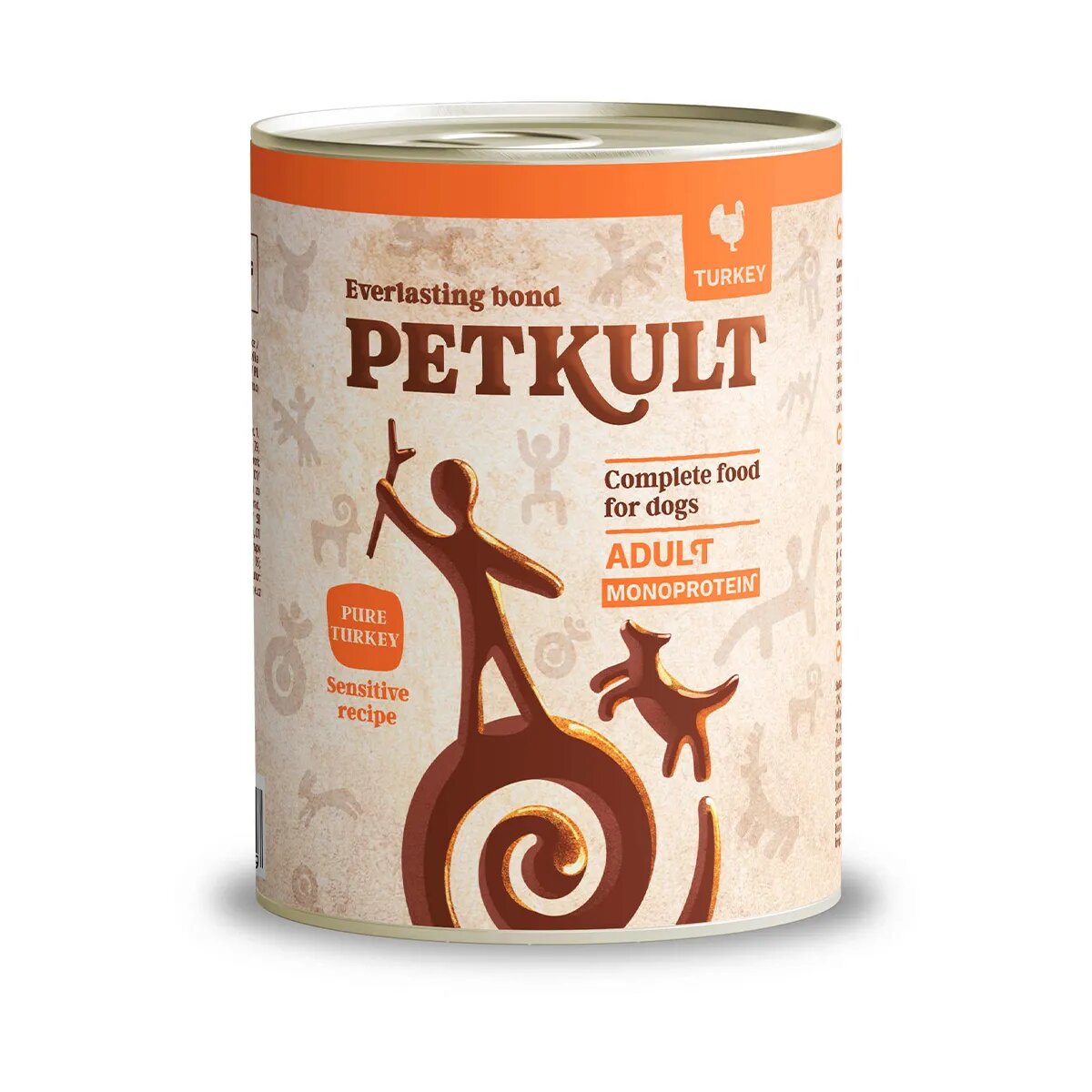 Petkult Monoprotein Sensitive Curcan şi Cartof conservă hrană umedă monoproteică fără cereale câini 800g