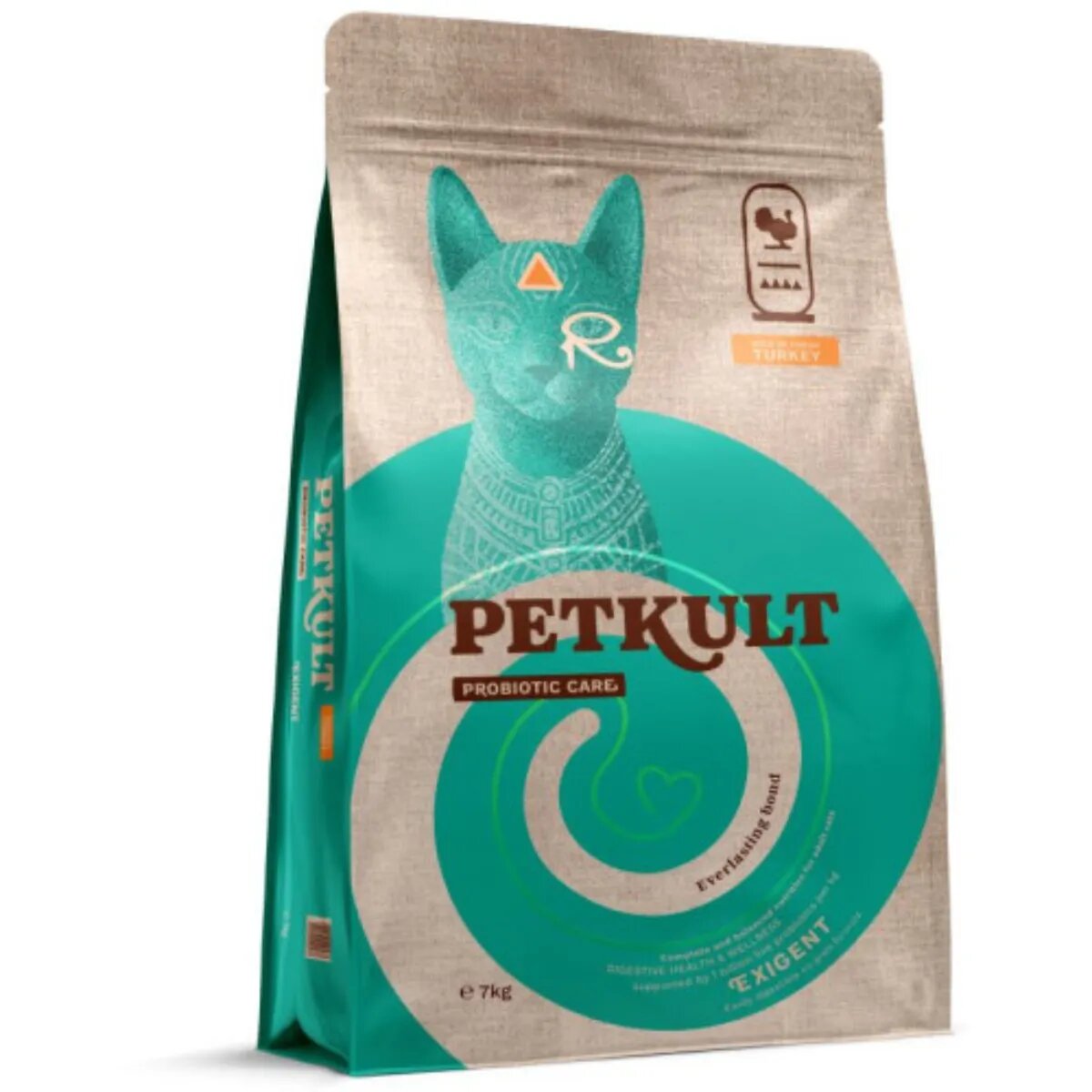 Petkult Probiotic Care Exigent Curcan hrană uscată pisici apetit capricios 7kg