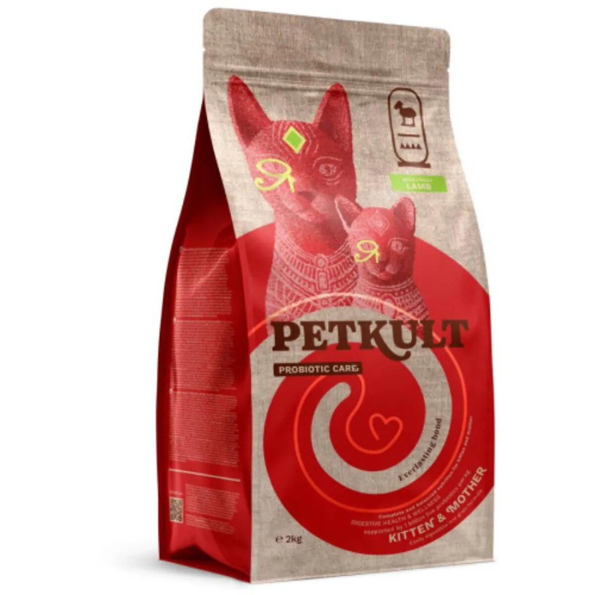 Petkult Probiotic Care Kitten & Mother Miel hrană uscată pisici junior sistem digestiv 400g