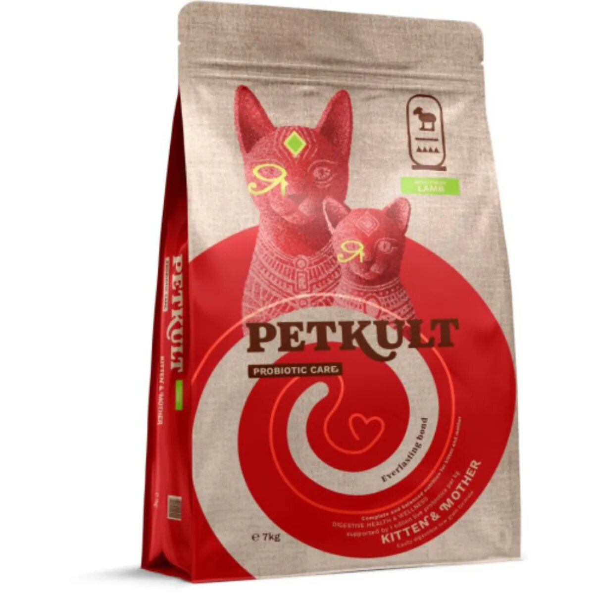 Petkult Probiotic Care Kitten & Mother Miel hrană uscată pisici junior sistem digestiv 7kg