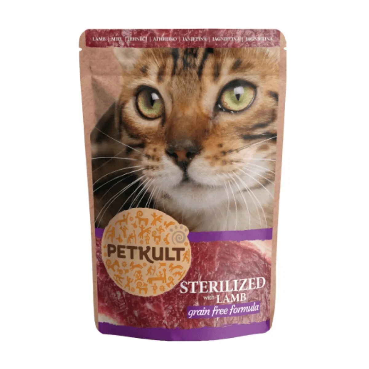 Petkult Sterilised Miel plic hrană umedă fără cereale pisici 100g