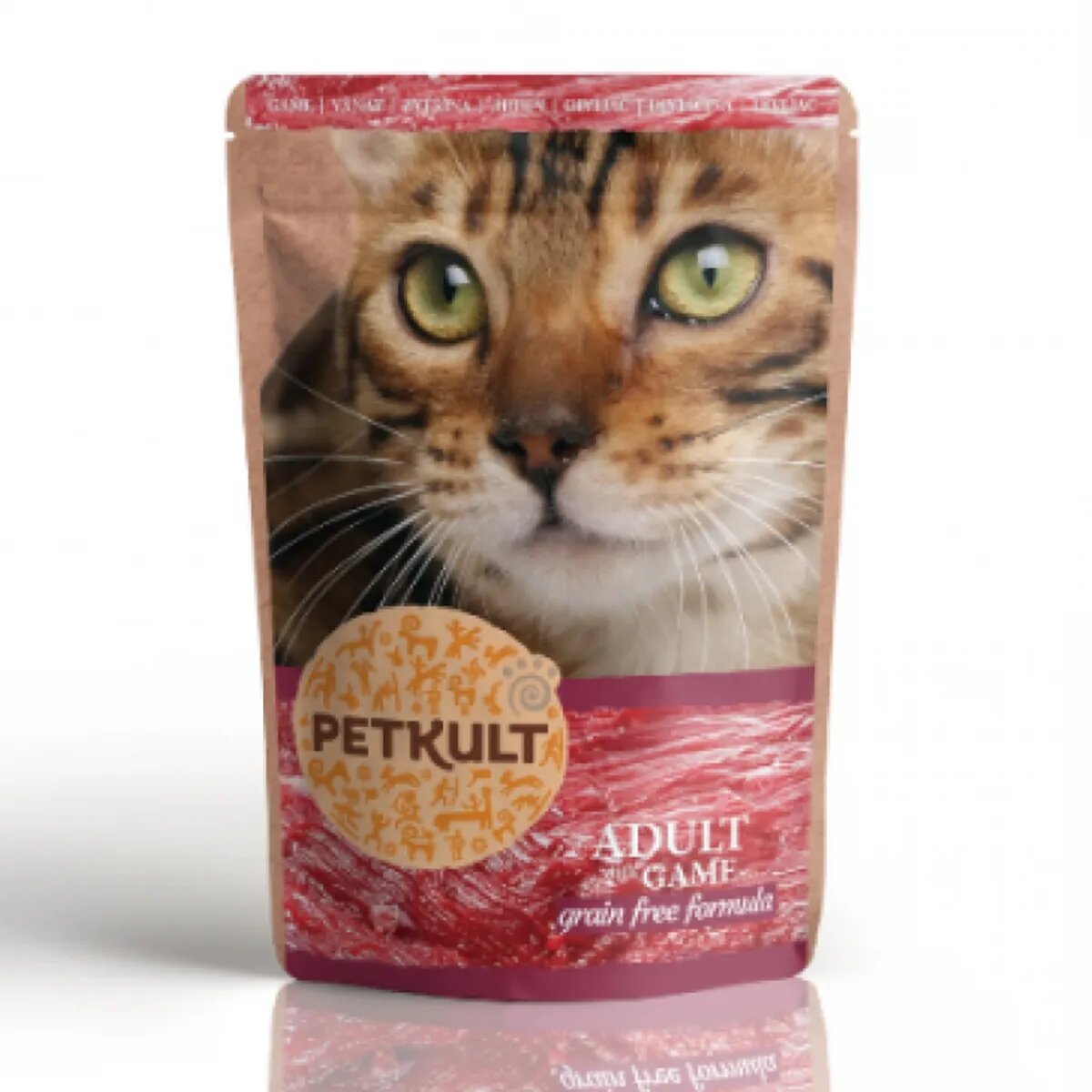 Petkult Vânat plic hrană umedă fără cereale pisici 100g