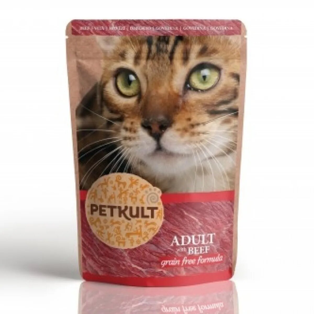 Petkult Vită plic hrană umedă fără cereale pisici 100g