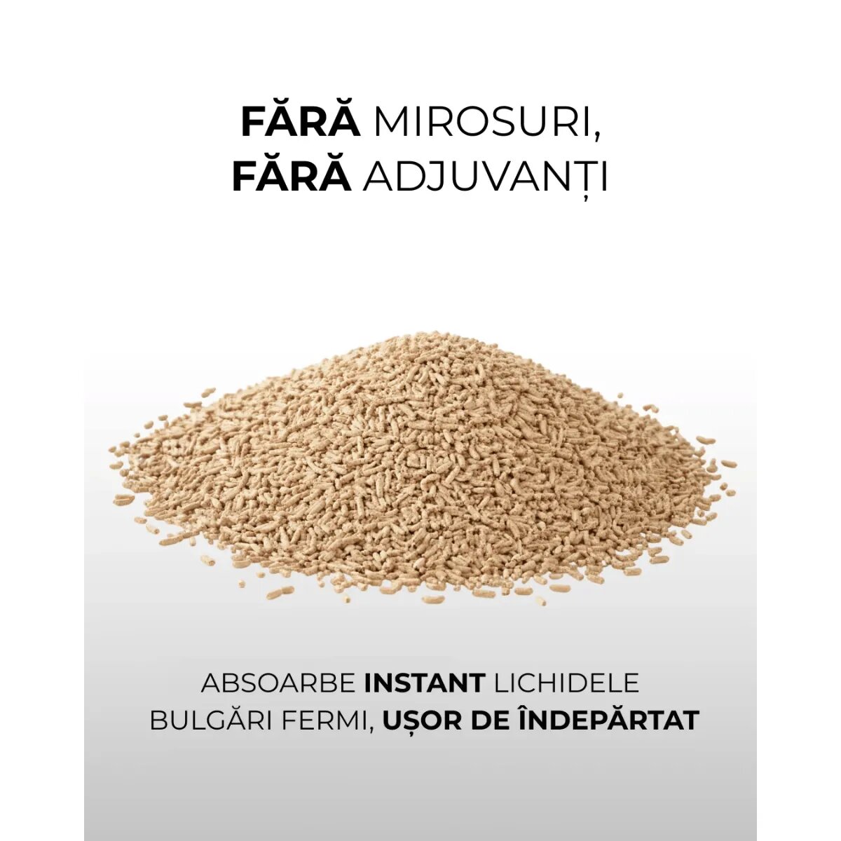 PETSON Nisip pentru pisici din fibră de bambus așternut igienic pisici peleți fibră de bambus aglomerant ecologic fără praf biodegradabil Nisip pentru pisici din fibră de bambus așternut igienic pisici peleți fibră de bambus aglomerant