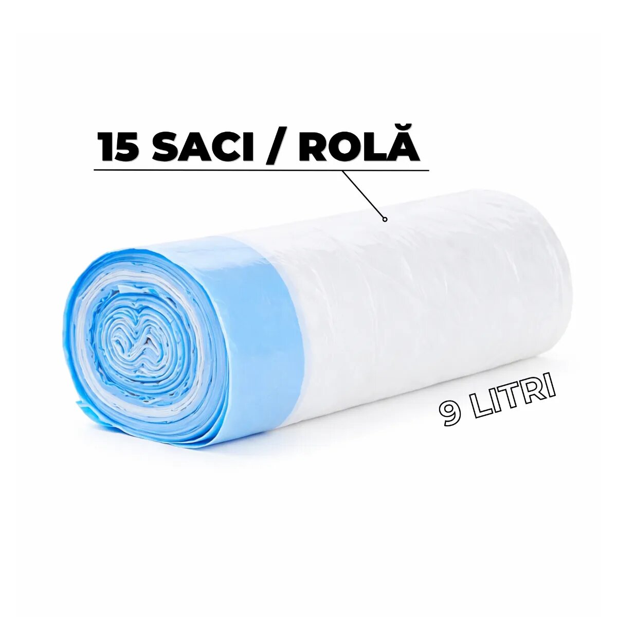 PETSON Set saci deșeuri litieră inteligentă pungi litieră pisici 65x40 cm 2buc
