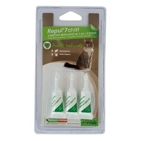 Pilou Pipeta Antiparazitara Pisica 3 X 1 ml