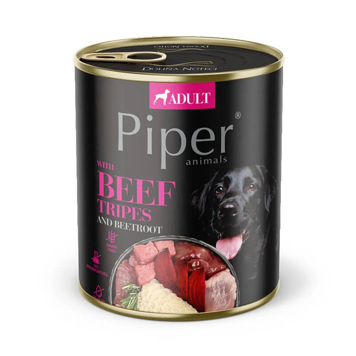 Piper Animals XS-XL Burtă de Vită conservă hrană umedă fără cereale câini (în aspic) 400g