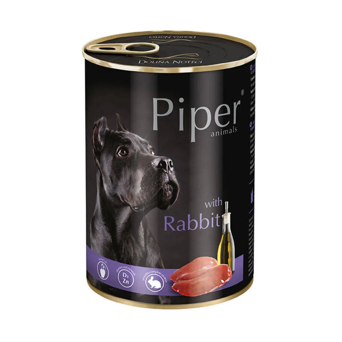 Piper Animals XS-XL Iepure conservă hrană umedă fără cereale câini (în aspic) 400g