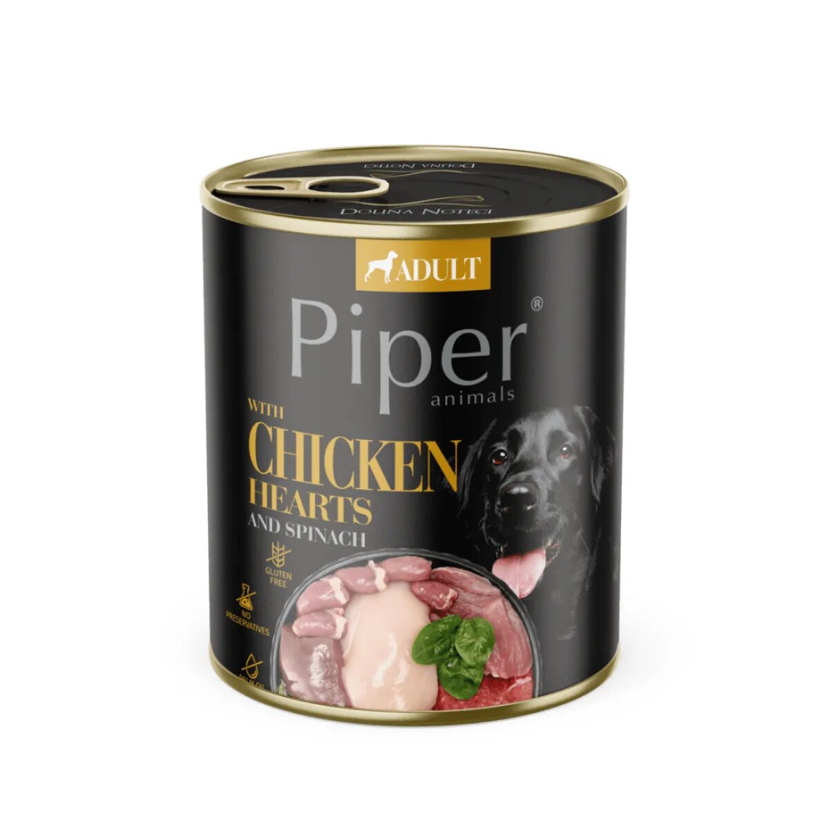 Piper Animals XS-XL Inimi de Pui și spanac conservă hrană umedă câini (în aspic) 800g Animals XS-XL Inimi de Pui si Spanac conservă hrană umedă câini (în aspic) 400g